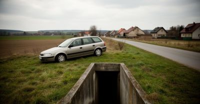 43-latka zjechała z drogi i uderzyła w przepust